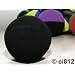 Jonglierball: HENRYS Beanbag Superior � 67mm aus Veloursleder - schwarz