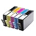 Inktoneram Compatible Ink Cartridges Replacement for HP 564XL (NEW VERSION) Photosmart 7510 7520 B8550 C6340 C6350 C6380 D5445 D7560 D5460 C510a C309g ([Black,Cyan,Magenta,Yellow,Photo Black], 5-Pack)