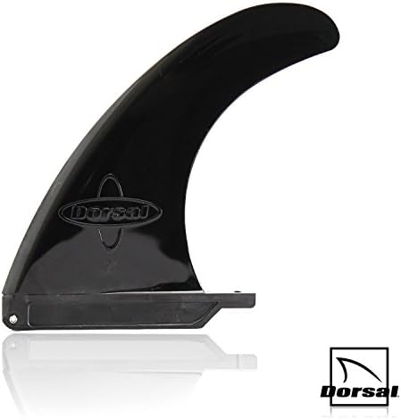 DORSAL | Surfboard Fins - Longboard Center Surf Fin - (SUP Ready) Black