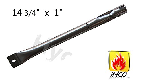 Hyco Universal Gas BBQ Grill Burner Stainless Steel Replacement Parts, hy10241, 1-pack