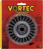 Weiler Brush 36012 4" Standard Twist Knot Wheel Brush