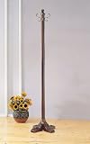 Solid Wood Coat Rack in Cherry Finish