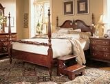 American Drew 791-386R Cherry Grove 45th King Low Poster Bed in Antique Cherry 791-386R