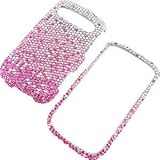 Rhinestones Protector Case for Samsung Admire R720, Gradient Hot Pink Full  ....