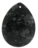 Blue Fire Felspar - Pear Shape - 30X40mm 2mm Hole - Set of 3
