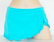 Flirty Swim Skirt with Slit and Attached Panty in Aqua. Missy Sizes 6-14