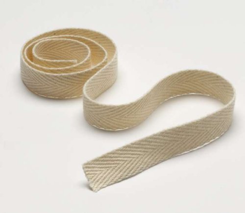 Tape, Twill, 1/2in, Unbleachd, 100%cttn, 72yd