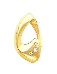 18K Yellow Gold Diamond Pendant/Slide - 0.07 Ct. -- LIFETIME WARRANTY