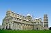 Wallmonkeys Peel and Stick Wall Decals - Duomo and Tower in Pisa, Italy with Blue Sky - Removable Graphic