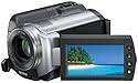 Sony HDR-XR106E HD-Camcorder (Memory Stick, 80 GB Festplatte, 10-fach opt. Zoom, 6,9 cm (2,7 Zoll) Display) silber