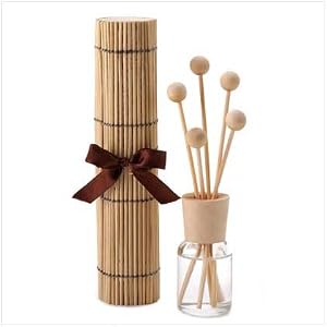 Bamboo Rose Scent Scented Diffuser Home Fragrance Gift by Shopzeus