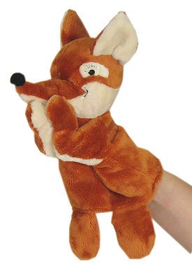 Childrens Toyshop  Spielwaren : heunec 643673 - Sandmann Handpuppe Herr Fuchs, einfache Version, 26 cm