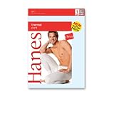 HANES Men's Wingless Drawer - WM02EC, M, ECRU