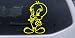8in X 5.8in Yellow -- Tweety Bird Cartoons Car Window Wall Laptop Decal Sticker