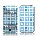 Dots Turquoise Design Apple iPod Touch 2G (2nd Gen) / 3G (3rd Gen) Protector Skin Decal Sticker