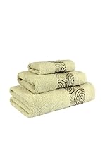 Flor De Algodón Juego De Toallas Hypnos (Crema)