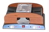 Kartenmischer aus Holz fuer 2 Decks - Blackjack Poker Karten