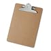 UNIVERSAL - Hardboard Clipboard, 1-1/4 Capacity, Holds 8-1/2 x 11, Brown
