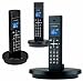 Sagem - Telephone sans fil D26T Trio - 3 combines - DECT/GAP - Noir