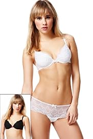 2 Pack Limited Collection Floral Embroidered Padded A-DD Bras