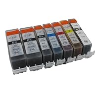 6 Pack. Compatible Cartridges for Canon PGI-220 and CLI-221. Includes Cartridges for 2ea PGI-220 Black + 1ea CLI-221 Black + 1ea CLI-221 Cyan + 1ea CLI-221 Magenta + 1ea CLI-221 Yellow.