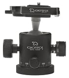 Giottos MH-1000 Large Ball Head with Independent Panning Lock with Built-in MH652 Quick Release - Supports 22 lbs