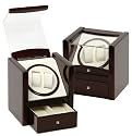 Double Automatic Watch Winder One Turntable With 4 Timer Settings.