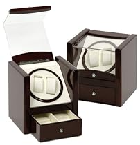 Double Automatic Watch Winder One Turntable With 4 Timer Settings.