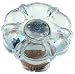 Vintage Style Glass Cabinet Drawer Knob Flower, Set of 6