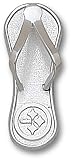 Pittsburgh Steelers Flip Flop Pendant Necklace
