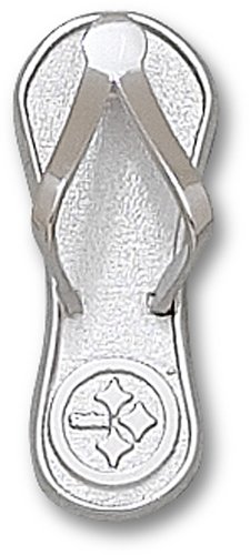 Pittsburgh Steelers Flip Flop Pendant Necklace