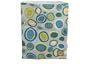 LARGED ZIPPERED WET BAGS BUBBLE DOT BLUE