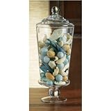 TERRA COLLECTION FOOTED GLASS APOTHECARY JAR