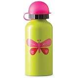 Stainless Steel Drinking Bottle (Pink Butterfly) By Crocodile Creek