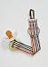 Burberry Inspired Striped Pacifier Clip