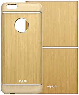 iPhone 6 EZ "Drop & Charge" Wireless Charging System by iNPOFi, Home/Office Edition, A Wireless Charging Board & A Wireless Charging Case for iPhone 6 (MFi Certified), Champagne Gold