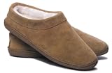 Womens Suede Leather Slippers