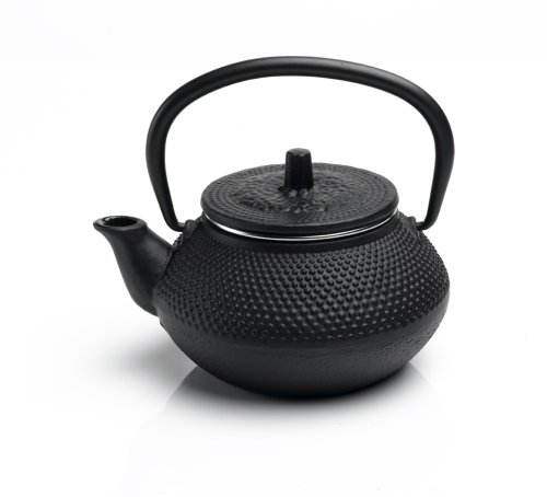 "Rosseto Japanese Style Cast Iron Teapot 10 Ounce, Black" "Rosseto Japanese Style Cast Iron Teapot 10 Ounce, Black"