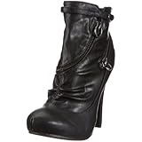 Mustang 3043-501 Damen-Stiefelette, Damen Stiefel, Schwarz (schwarz 9), EU 38