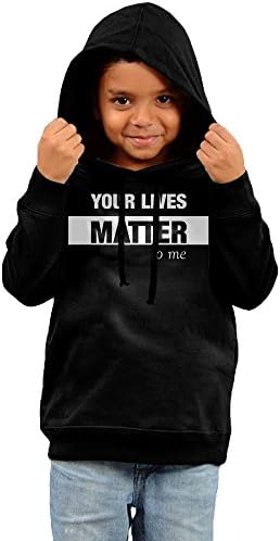2 Toddler Black Lives Matter Cool Long Sleeve Hoodies Sweatshirts For Kid