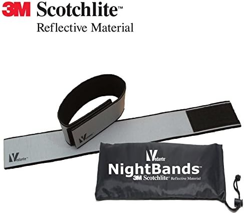 3M Scotchlite Reflective Neoprene Arm and Leg Bands (Pair)   Vedante NightBand's (LARGE)