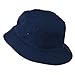 Big Size Cotton Blend Twill Bucket Hat - Navy (For Big Head)