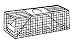 Havahart 1089 Collapsible One Door Cage Trap for Raccoons, Stray Cats and Woodchucks 32 x 10 x 12