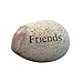 Friends Engraved StoneInspirational Sandblast, Perfect Gorgeous Unique Gift Ideas, Natural Beach Pebble Rock