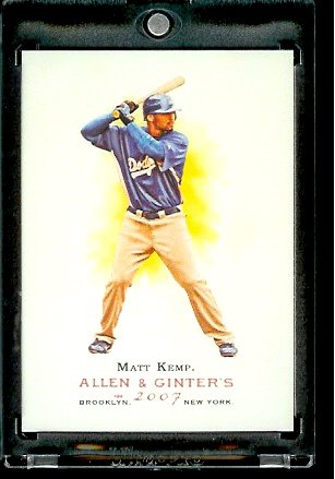 2007 Topps Allen & Ginter # 47 Matt Kemp Los Angeles Dodgers Baseball Card