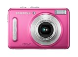 Samsung L310W Digitalkamera (13,6 Megapixel, 28-mm-Weitwinkelzoom, 2,7 Display) pink