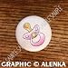 BABY BY ALENKA PACIFIER PINK #01 DRAWER PULLS KNOBS