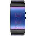 Diesel Men's Blue Enamel Accented Black Ion Plated Watch #DZ7109
