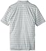 adidas Golf Men's Puremotion 2 Color Stripe Jersey Polo, Light Onix/White, X-Large