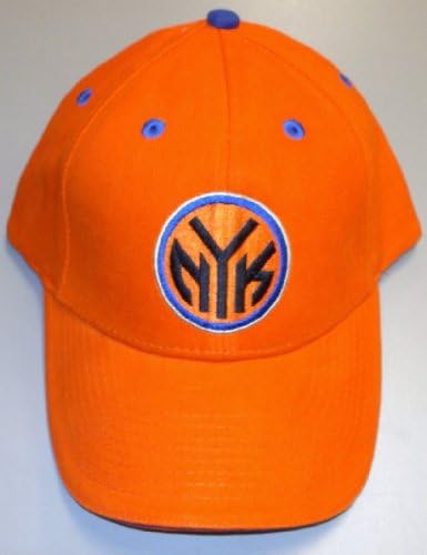 NBA New York Knicks XZ176 Constructed Adjustable Velcro Curved Bill Cap Hat